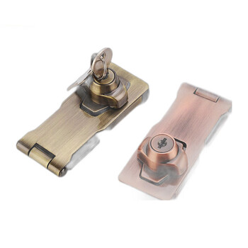 北部工品jh-72锁牌带锁抽屉柜子免打孔冰柜门锁扣搭扣老式门文件柜 4