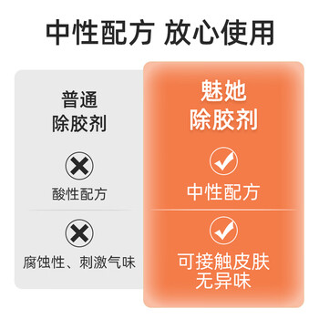 魅她（MIOLTTA）强力除胶剂清洗油漆哑光瓷砖去除玻璃贴纸去胶地板装修真石漆清洁