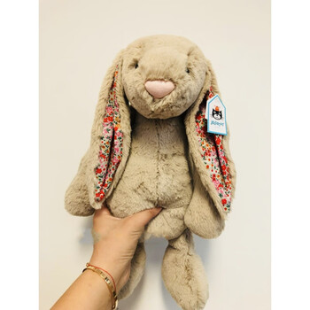 迪士尼jellycat澳洲邦尼兔子bunny毛绒公仔大号36cm卡其色大号36cm30