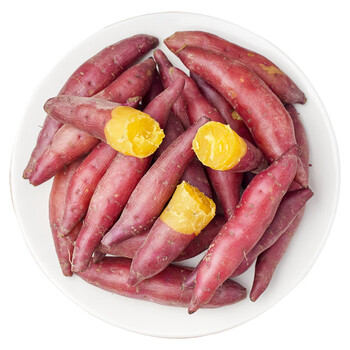 春光岛新鲜临安天目山小香薯迷你小红薯板栗薯紫薯农家地瓜手指番薯