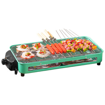 尚烤佳电烧烤炉烤串机电烤盘家用无烟烧烤架烤肉炉烤串烤肉盘烧烤机