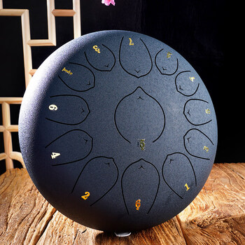 lemonking空灵鼓12寸碟鼓初学者梵音鼓空灵鼓品牌官方旗舰店 碳钢12寸