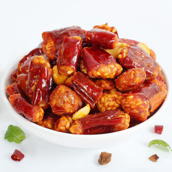 重庆特产400gx2袋磁器口特色零食小吃花生辣椒酥旗舰店 400gx2袋(大