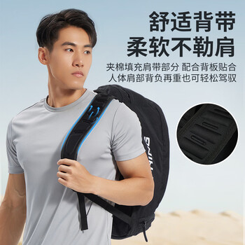 李宁（LI-NING）双肩包背包书包男女运动登山包旅行徒步户外大容量出差包初高中生