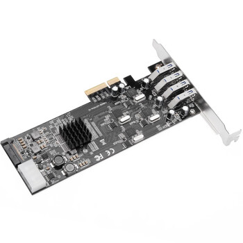 魔羯（MOGE）PCIE x4转4口USB3.0四口独立通道USB3.2 Gen2扩展卡 工业相机20Gbps高速传输MC2025