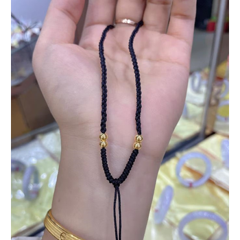 晴夫人老凤凰黄金转运珠编织编绳项链半成品男女生520情人节礼物送