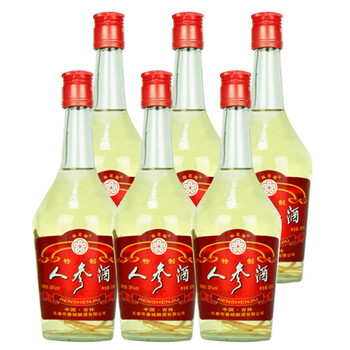 梅花牌特制人参酒38度500ml长白山人参白酒滋补养生配制酒东北特产