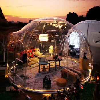 莱威卡 网红户外餐厅泡泡屋民宿透明帐篷玻璃房pc星空房阳光房别墅