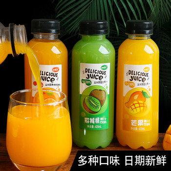 润华年益生菌果汁饮料整箱批发橙汁果味饮品网红芒果汁酸甜猕猴桃果蔬