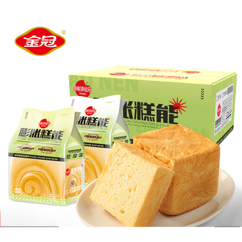 金冠多能多吐司面包492g6枚整箱手撕面包营养早代餐点心魔方软小面包