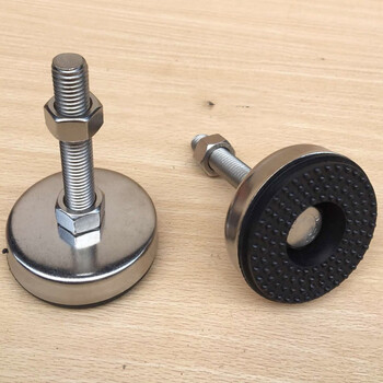 防震脚杯 不锈钢脚杯 不锈钢调节脚 防震调节脚  可调脚 65*m12*长度