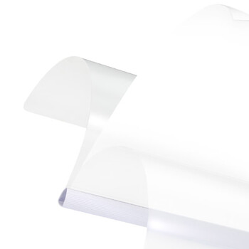 金得利10个9mm透明加厚三角抽杆夹A4拉杆夹文件夹资料夹简历报告夹试卷夹产检插页收纳办公用品TD310-10