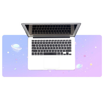 灵蛇（LINGSHE)皮质防水鼠标垫大号800MM*330MM*1.5MM办公桌垫电脑桌垫键盘垫鼠标垫  P85  快乐猫咪