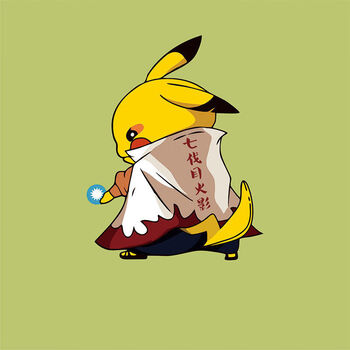 适配火影皮卡丘汽车贴纸车身划痕遮贴电动车装饰个性贴画创意动漫车门