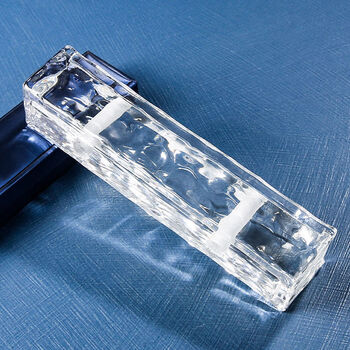 玻璃墙砖方形玻璃砖块大块透明热熔砖水晶砖背景墙砖 石纹热熔长条