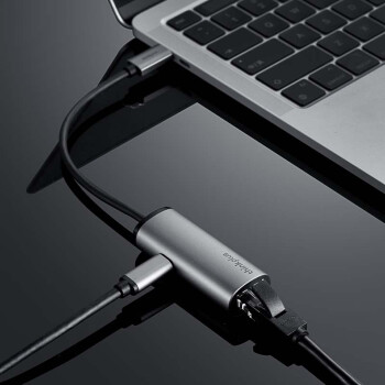 ThinkPad联想 Type-C扩展坞 RJ45千兆网口转换器 笔记本转接头 苹果小米华为笔记本拓展坞 金属材质LRC2 