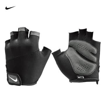 耐克（NIKE）运动健身手套女骑行半指撸铁防滑哑铃训练锻炼防护NLGD2010S码