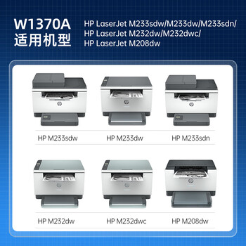 格之格137a硒鼓 w1370a硒鼓适用惠普m232dw硒鼓 m232dwc m208dw m233sdn m233dw m233sdw硒鼓大容量带芯片