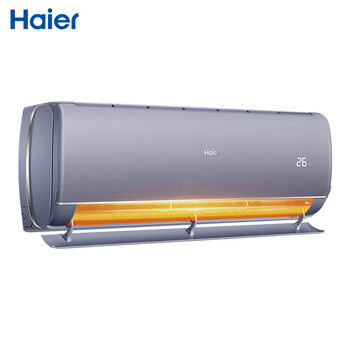 海尔(Haier)1.5匹 京彩 变频冷暖壁挂式卧室空调挂机 一级能效 布艺外观 KFR-35GW/81@U1-La 以旧换新