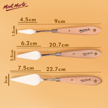 蒙玛特(MontMarte)刮刀15号美术水粉丙烯油画绘画调色刀画画颜料肌理刀尖头铲刀工具套装MCG0063美术写生 蒙玛特(MontMarte)刮刀15号美术水粉丙烯油画绘画调色刀画画颜料肌理刀尖头铲刀工具套装MCG0063美术写生