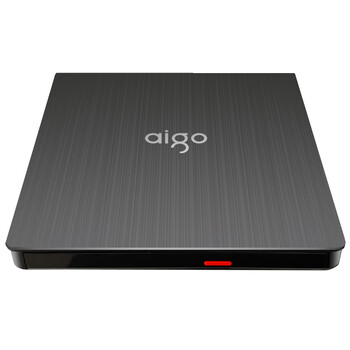 爱国者（aigo）8倍速 USB外置光驱 DVD外置刻录机 移动光驱 外接光驱 笔记本电脑便携光驱外置读刻一体黑色 G200