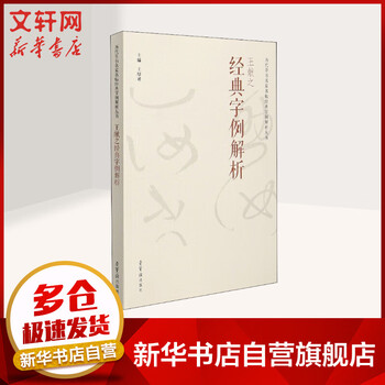 王献之经典字例解析 图书