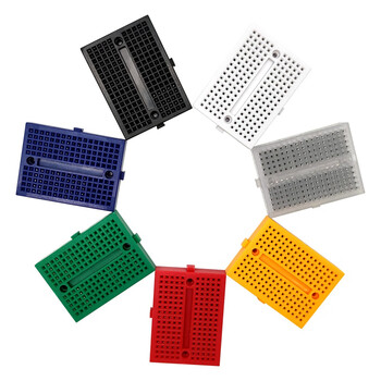 丢石头 SYB-170 170孔 白色面包板 实验连接板 47×35×8.5mm 丢石头 SYB-170 170孔 白色面包板 实验连接板 47×35×8.5mm