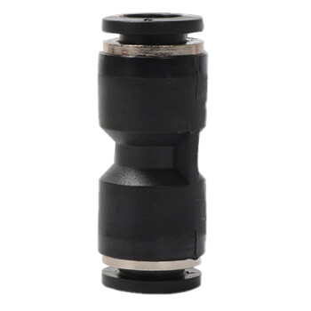 尼威克/NIVK等径直通气管快速双快插接头塑料 黑色 快插10mm×10mm