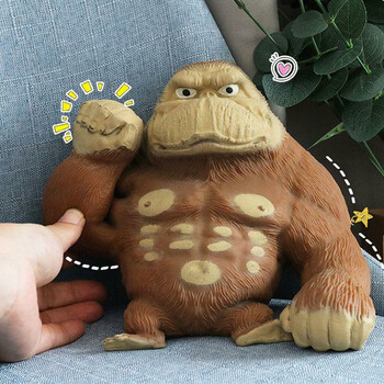 梦不落解压大猩猩玩具小奶龙抖音网红减压捏捏乐整蛊慢回弹男女友礼物