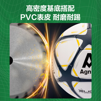 得力（deli）5号青少年足球儿童学生体育训练耐磨标准比赛PVC机缝足球 