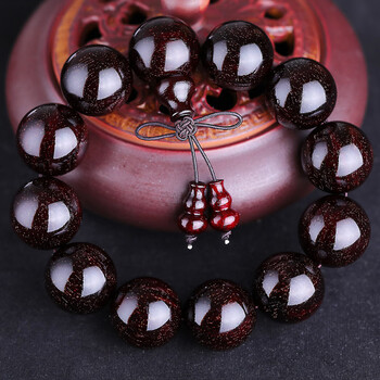 批发印度小叶紫檀手串爆满金星20男士佛珠108颗檀木文玩手链12mm17颗