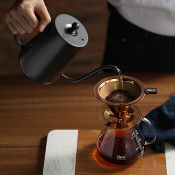 Hero 咖啡过滤网手冲壶滤杯不锈钢过滤器滴漏式咖啡壶过滤网1-2人份 Hero 咖啡过滤网手冲壶滤杯不锈钢过滤器滴漏式咖啡壶过滤网1-2人份