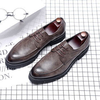 鞋靴>流行男鞋>男士商务/正装皮鞋>aderocean>aderocean秋季黑色商务