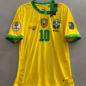 乾灿(印签)内马尔签名球衣巴西内马尔球衣印签可洗涤收藏送礼物