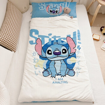 水星家纺卡通宝宝婴儿防踢被子神器秋冬季保暖幼儿园午睡儿童睡袋