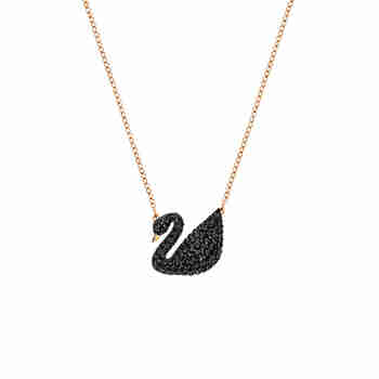 施华洛世奇（SWAROVSKI）【品牌直供】黑天鹅大号项链女 女士项链生日礼物 5204134
