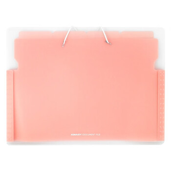 金得利 5格A4横式手提风琴包大容量竖款文件夹学生试卷资料收纳包文件袋透明多层分类文件包 粉色 DC7405 金得利 5格A4横式手提风琴包大容量竖款文件夹学生试卷资料收纳包文件袋透明多层分类文件包 粉色 DC7405