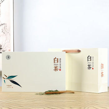 新旭堂茶叶白茶安吉礼盒装绿茶2026新茶春茶特级端午节日送长辈礼物250g