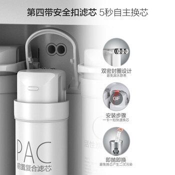 美的净水器滤芯—适用于MRO1790B-400G、WAH75-03、WAH400-01、MRO1598A-400G S1系列—PAC复合滤芯