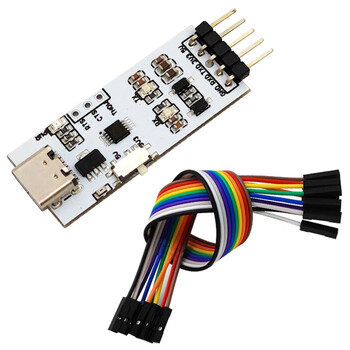 丢石头 CH340 USB转TTL串口模块 usb转uart串口模块 STC下载器 刷机模块 进阶版 type-C接口