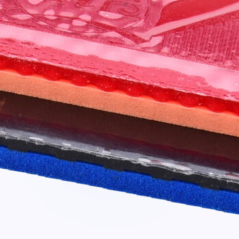 729 乒乓球胶皮 乒乓球拍训练型套胶 普及套粘性 黑色42度