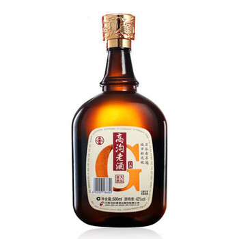 高沟老酒 42度老酒白酒纯粮食不上头不口干老酒500ml/瓶 一瓶