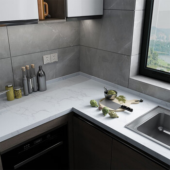 晴画厨房贴纸防油耐高温灶台油烟机瓷砖贴膜墙贴壁纸橱柜抽屉垫卫生间