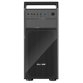 长城（Great Wall）商祺R25商务电脑机箱（MATX主板/提手/走背线/0.6mm厚五金/USB3.0/4硬盘位/光驱位）