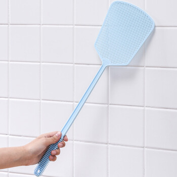 加品惠塑料苍蝇拍驱蚊拍家用灭蝇驱蟑螂拍蚊子3只装多色随机