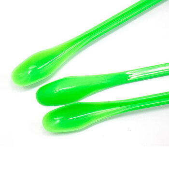 海斯迪克 HKQS-132 实验室小药勺 药刮取样勺试剂药匙 不锈钢双头药勺