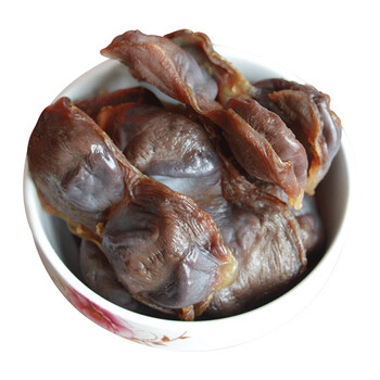 晨臻风干腊鸭肫500g江西遂川土特产赣南农家腌制咸鸭胗真空包装 腊鸭