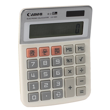 佳能Canon LS-100H 财务办公计算器台式时尚创意小号计算器