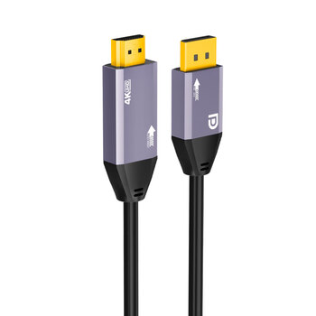 优籁特（ULT-unite）DP转HDMI转换线4K60Hz高清线1.2版公对公DisplayPort转hdmi电脑连接电视投影仪显示器线1米