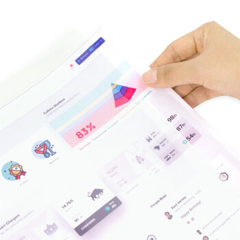 金得利10个9mm透明加厚三角抽杆夹A4拉杆夹文件夹资料夹简历报告夹试卷夹产检插页收纳办公用品TD310-10